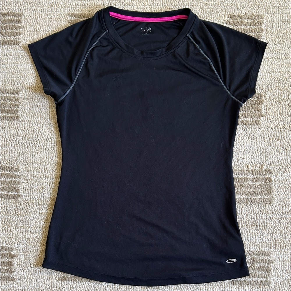 ✨5 for $15✨ Women's Champion Black Short Sleeve Athletic Tee